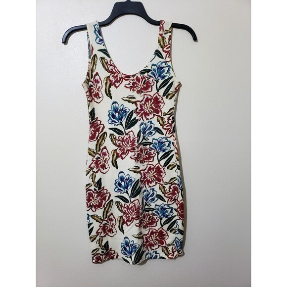 DB Sport tropical flowers, bodycon, sleeveless dress, size small - Picture 1 of 6
